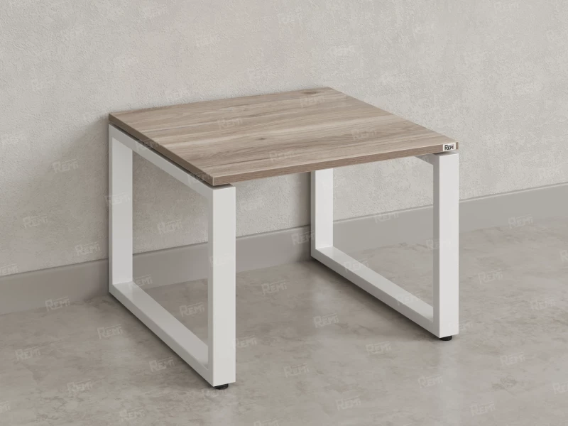 Журнальный стол с полкой 900x700x550 RM182-9x7 Дуб Маувелла/Белый