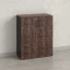 Шкаф распашной, регулируемые опоры, 3 уровня 900x420x1100 RM150-90x42 Дуб Апрельский шоколад/Черный
