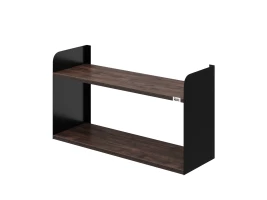 Полка настенная 900x300x500 RM190-90x30 Дуб Апрельский шоколад/Черный