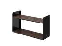Полка настенная 900x300x500 RM190-90x30 Дуб Апрельский шоколад/Черный