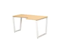 Стол угловой, U-опора, правый 1800x900/1200x750, RM050-18x9-12 Вяз Швейцарский светлый/Белый