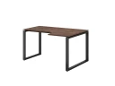 Стол угловой, О-опора, правый 1400x600/900x750, RM054-14x6-9 Дуб Апрельский шоколад/Черный