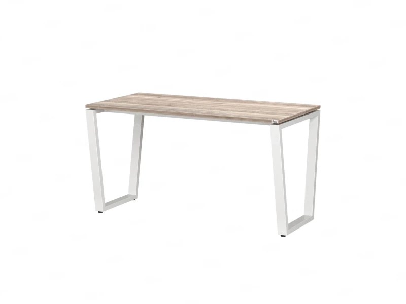 Стол прямой на U-образных опорах 2000x600x750 RM003-20x6 Дуб Маувелла/Белый