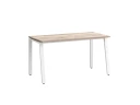 Стол прямой на Л-образных опорах 1800x800x750 RM004-18x8 Дуб Маувелла/Белый