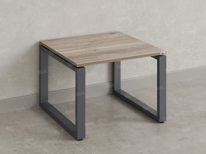 Журнальный стол с полкой 900x700x550 RM182-9x7 Дуб Маувелла/Серый