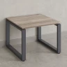Журнальный стол с полкой 900x700x550 RM182-9x7 Дуб Маувелла/Серый