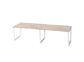 Cтол для переговоров, на V-обазном каркасе 2500x1450x750 RM082-250x145 Дуб Маувелла/Белый