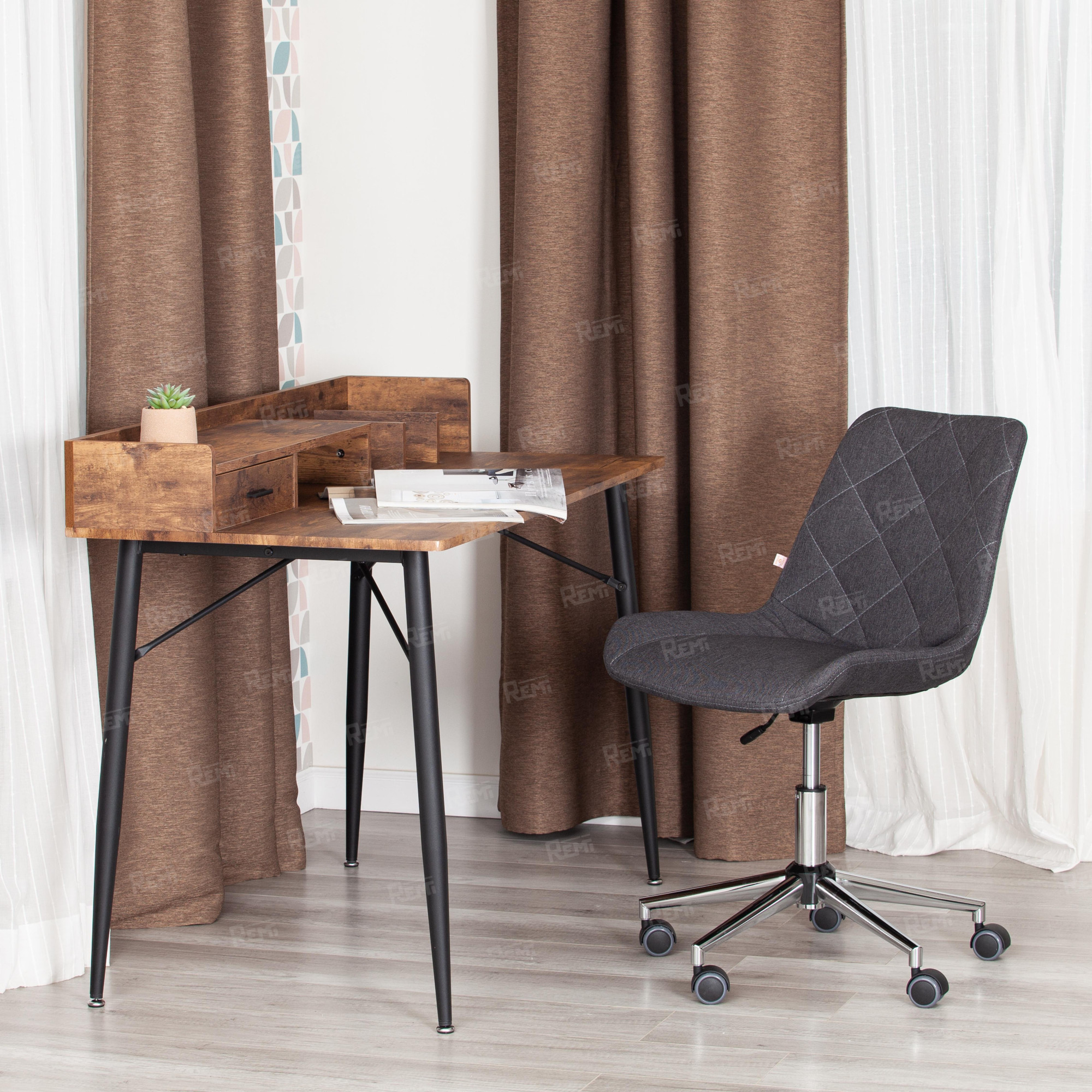 Кресло STYLE Серый/Серый, Ткань (арт. 13375)