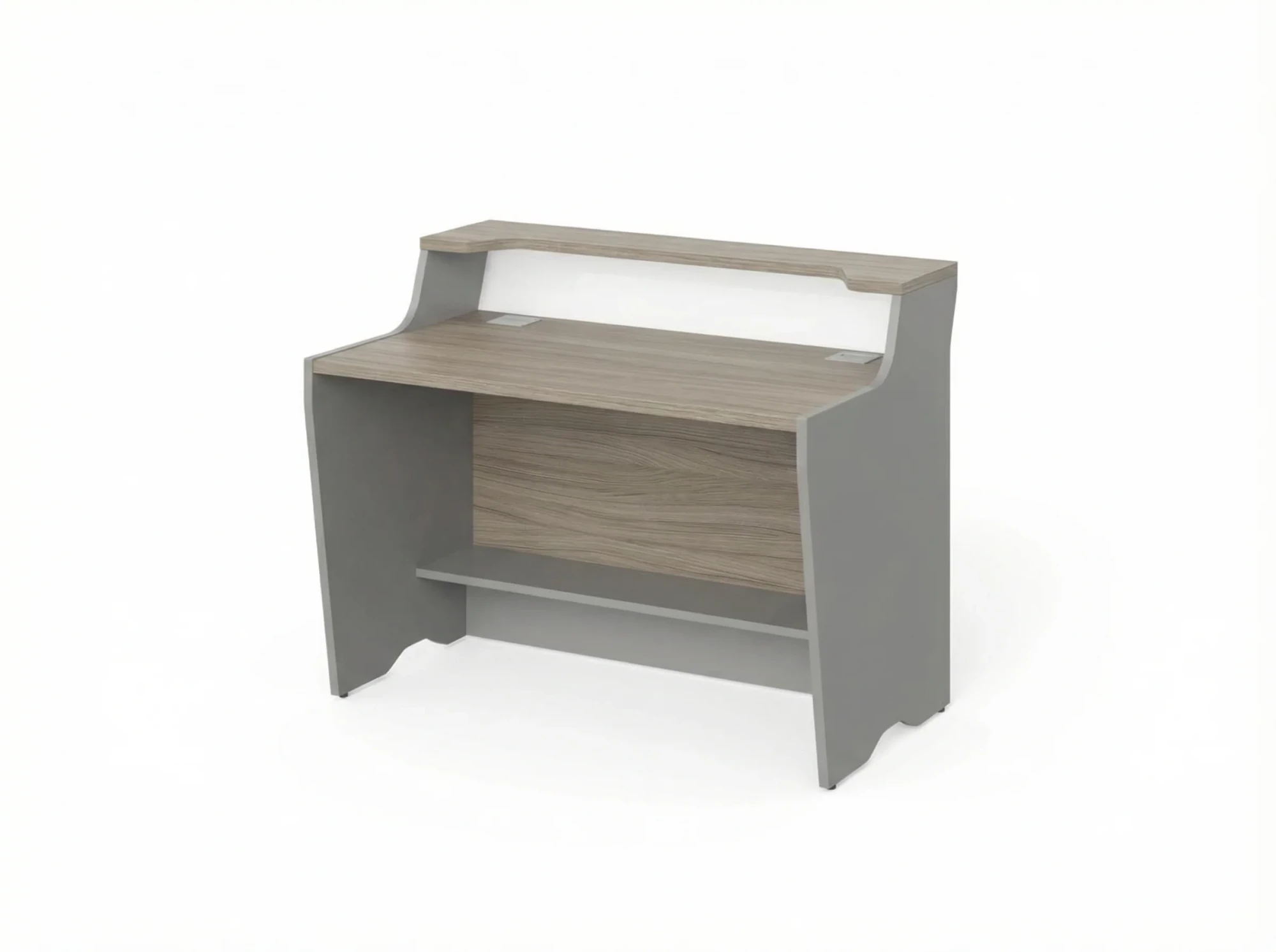 BRL RB081-120х75 Модуль прямой с вырезом, низкий 1200х748х960 Шорвуд/Серый вулканический