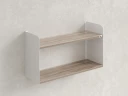 Полка настенная 900x300x500 RM190-90x30 Дуб Маувелла/Белый
