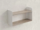 Полка настенная 900x300x500 RM190-90x30 Дуб Маувелла/Белый