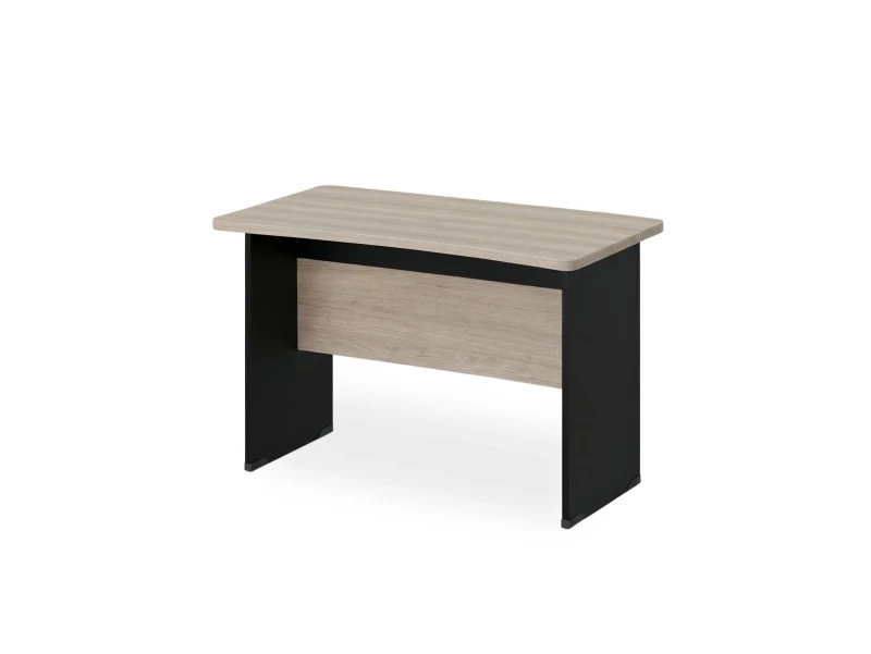 BRL RB002-120х85 Стол прямой с вогнутой столешницей 850 мм 1200х850х740 Шорвуд/Черный