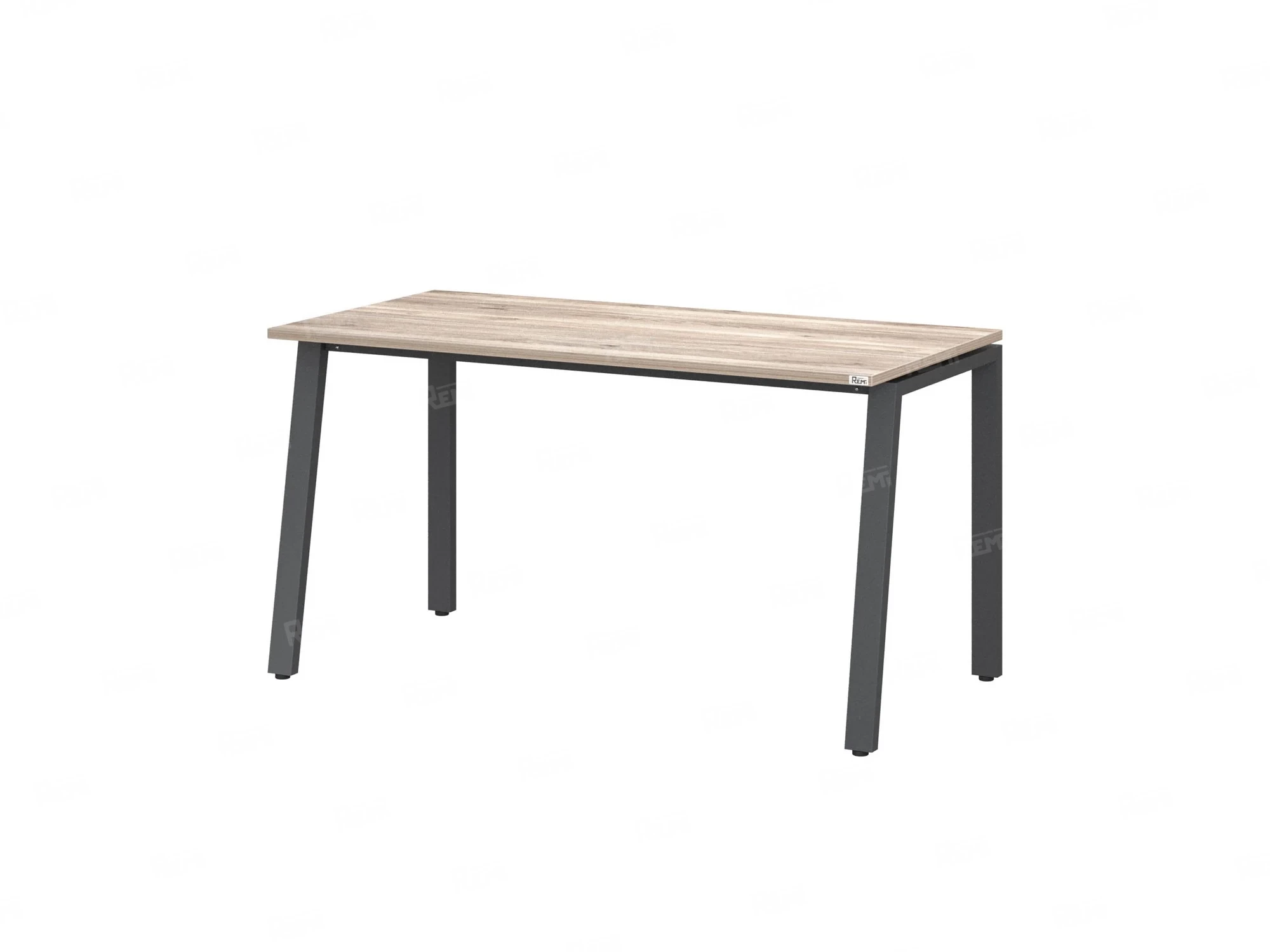 Стол прямой на Л-образных опорах 1800x800x750 RM004-18x8 Дуб Маувелла/Серый