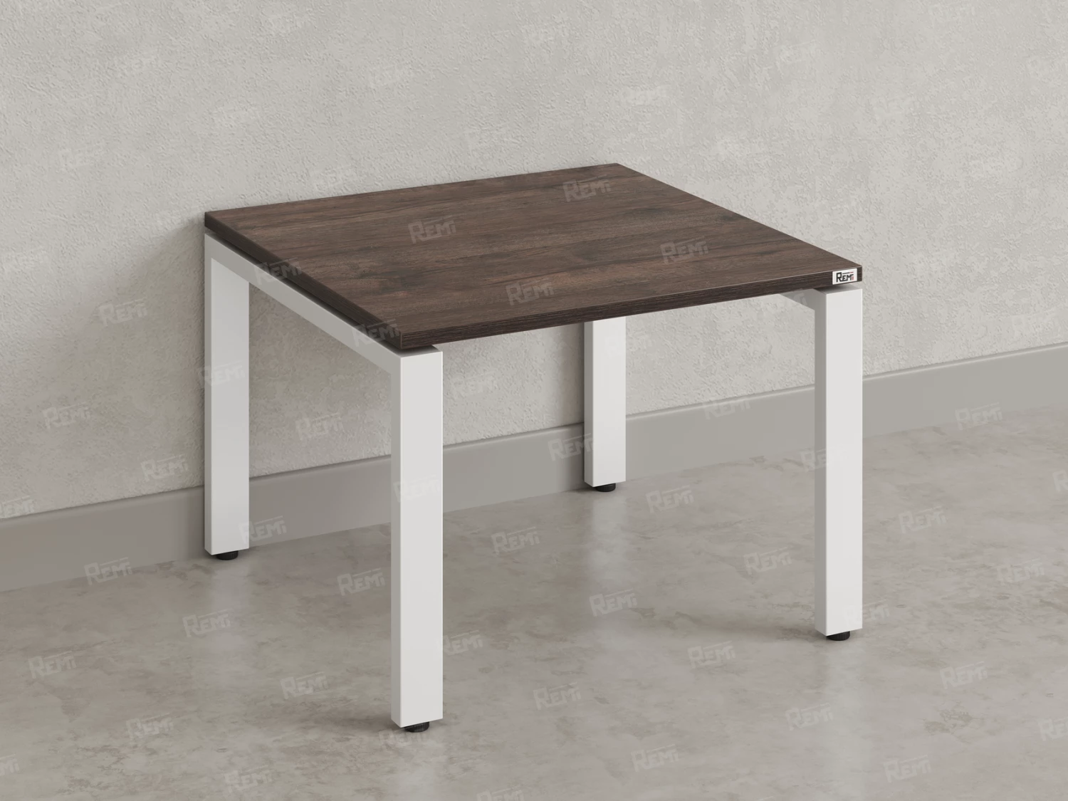 Журнальный стол с полкой 1000x700x550 RM183-10x7 Дуб Апрельский шоколад/Белый