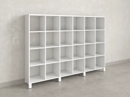 Стеллаж, 24 ячейки 2250х370х1620 RM141-225x37 Белый/Белый