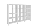 Стеллаж, 24 ячейки 2250х370х1620 RM141-225x37 Белый/Белый