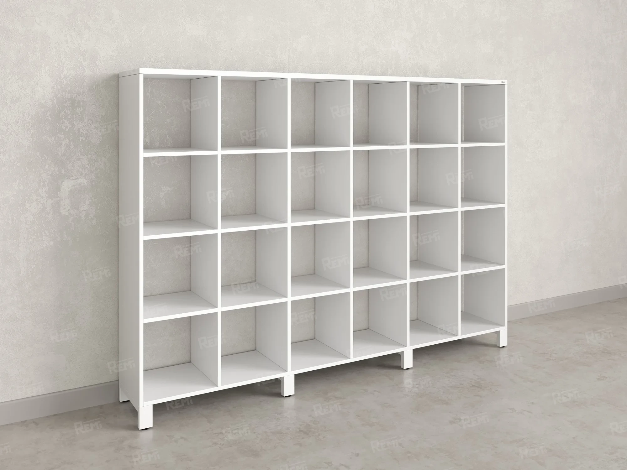 Стеллаж, 24 ячейки 2250х370х1620 RM141-225x37 Белый/Белый