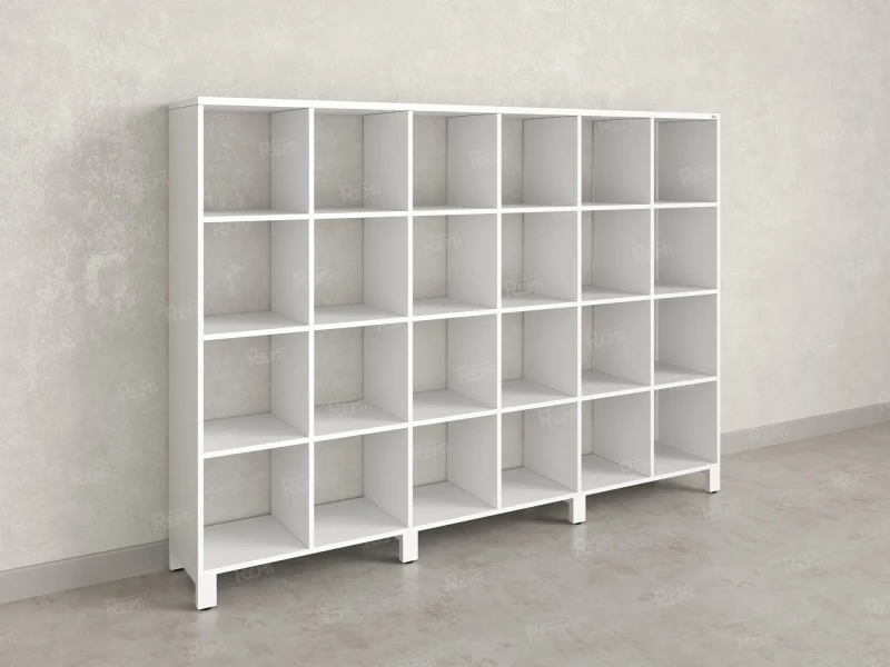 Стеллаж, 24 ячейки 2250х370х1620 RM141-225x37 Белый/Белый