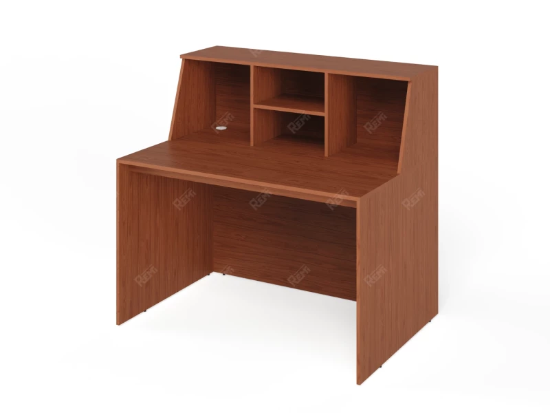 Блок ресепшн RLG068 с полкой 160x80x125 Орех Итальянский, Серия ЛАЙТ | LIGHT