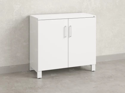 Шкаф низкий распашной, 2 уровня 900x420x850 RM147-90x42 Белый/Белый
