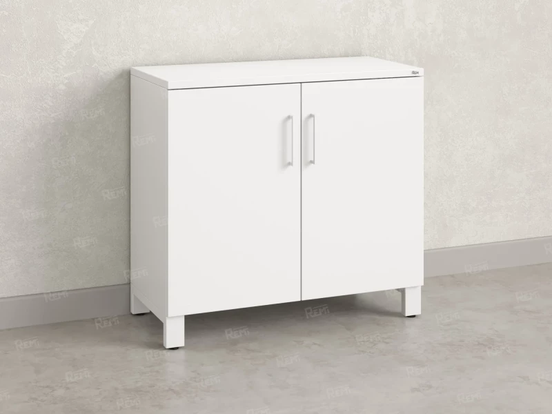 Шкаф низкий распашной, 2 уровня 900x420x850 RM147-90x42 Белый/Белый