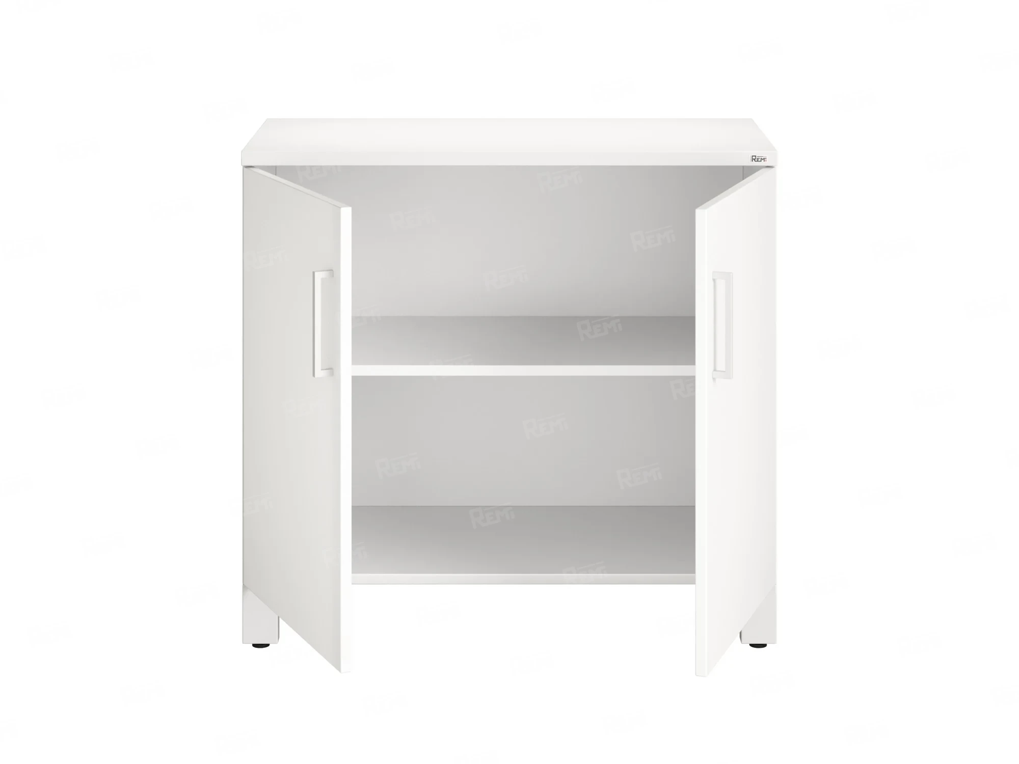 Шкаф низкий распашной, 2 уровня 900x420x850 RM147-90x42 Белый/Белый