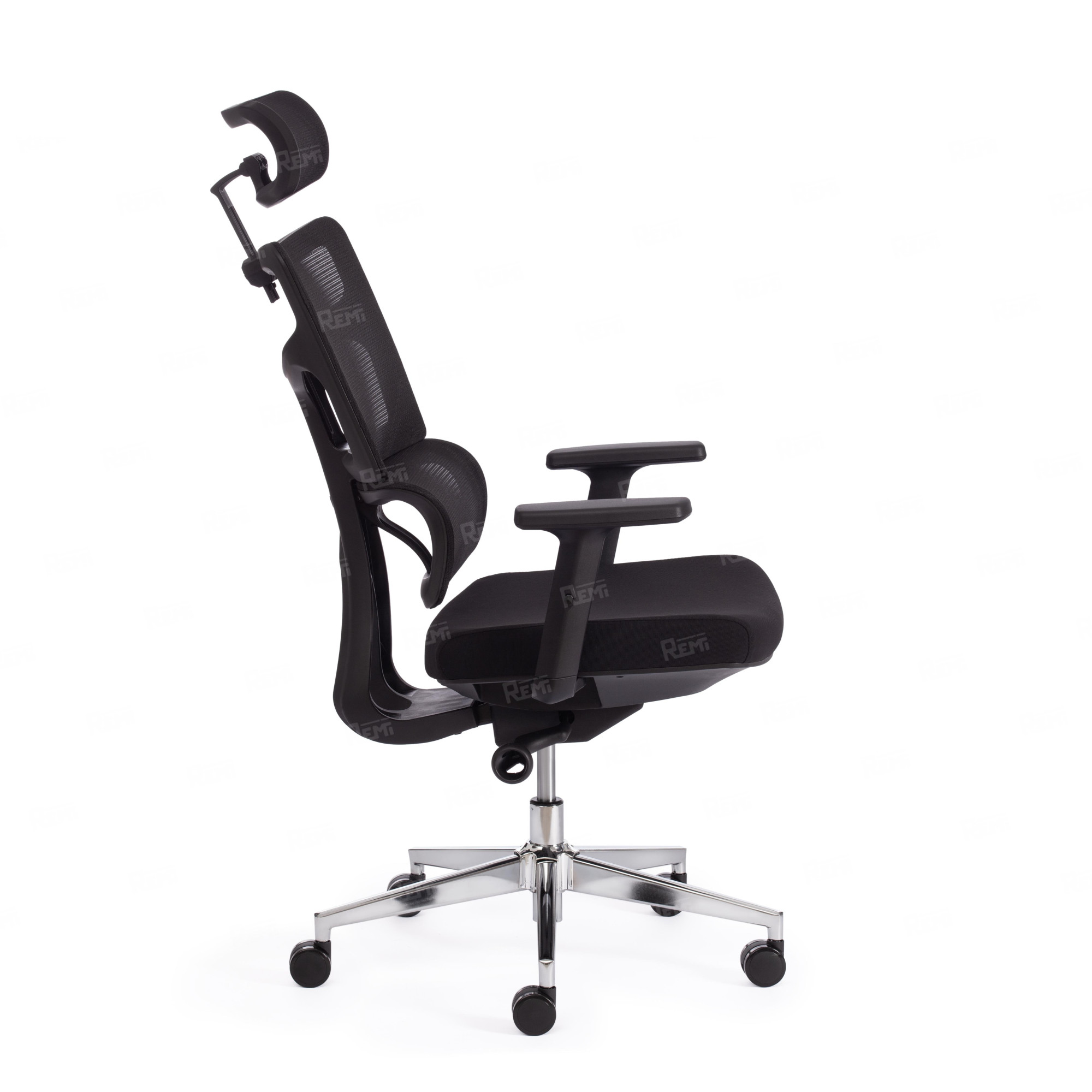 Кресло MESH-11HR Черный/Черный, Ткань (арт. 19507)