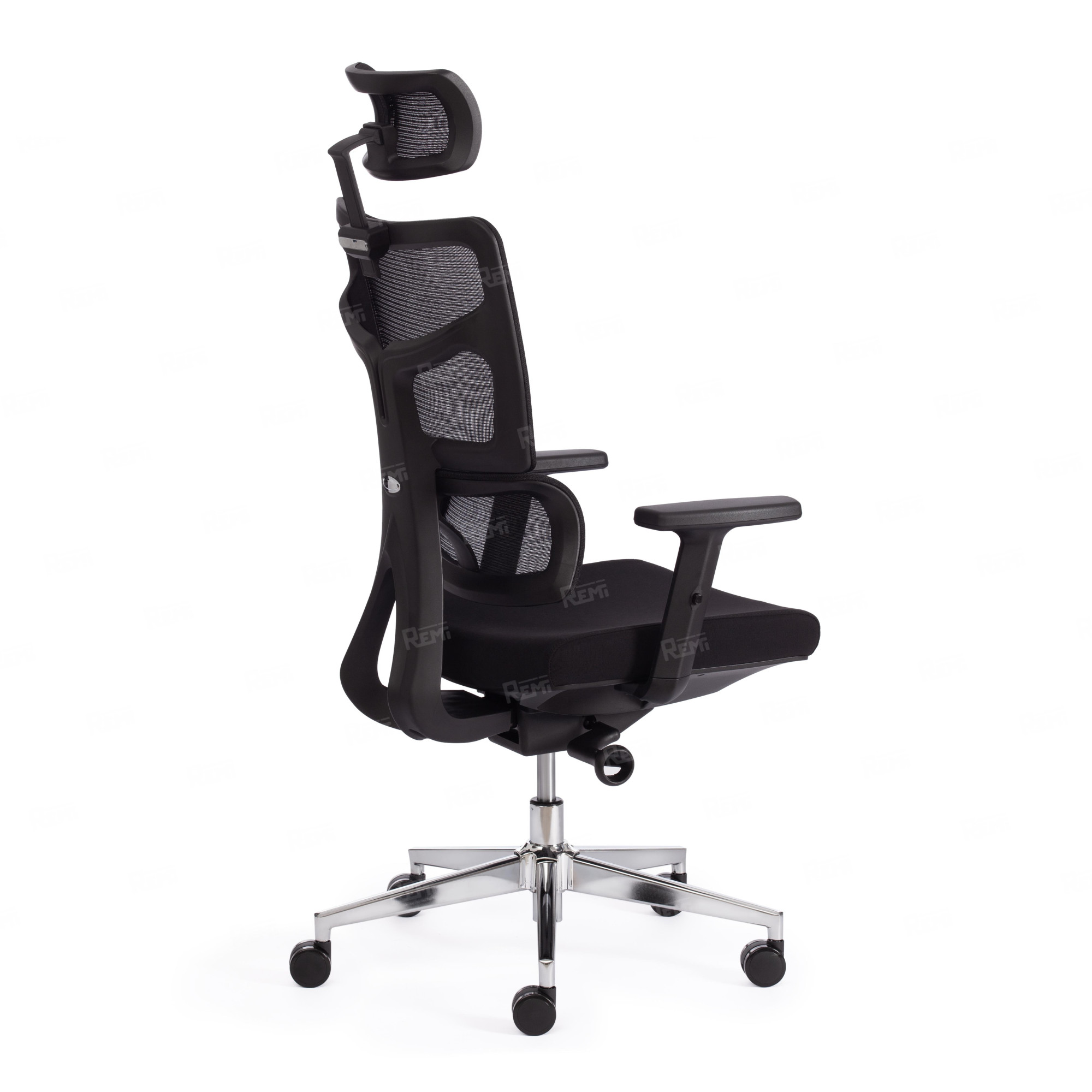 Кресло MESH-11HR Черный/Черный, Ткань (арт. 19507)