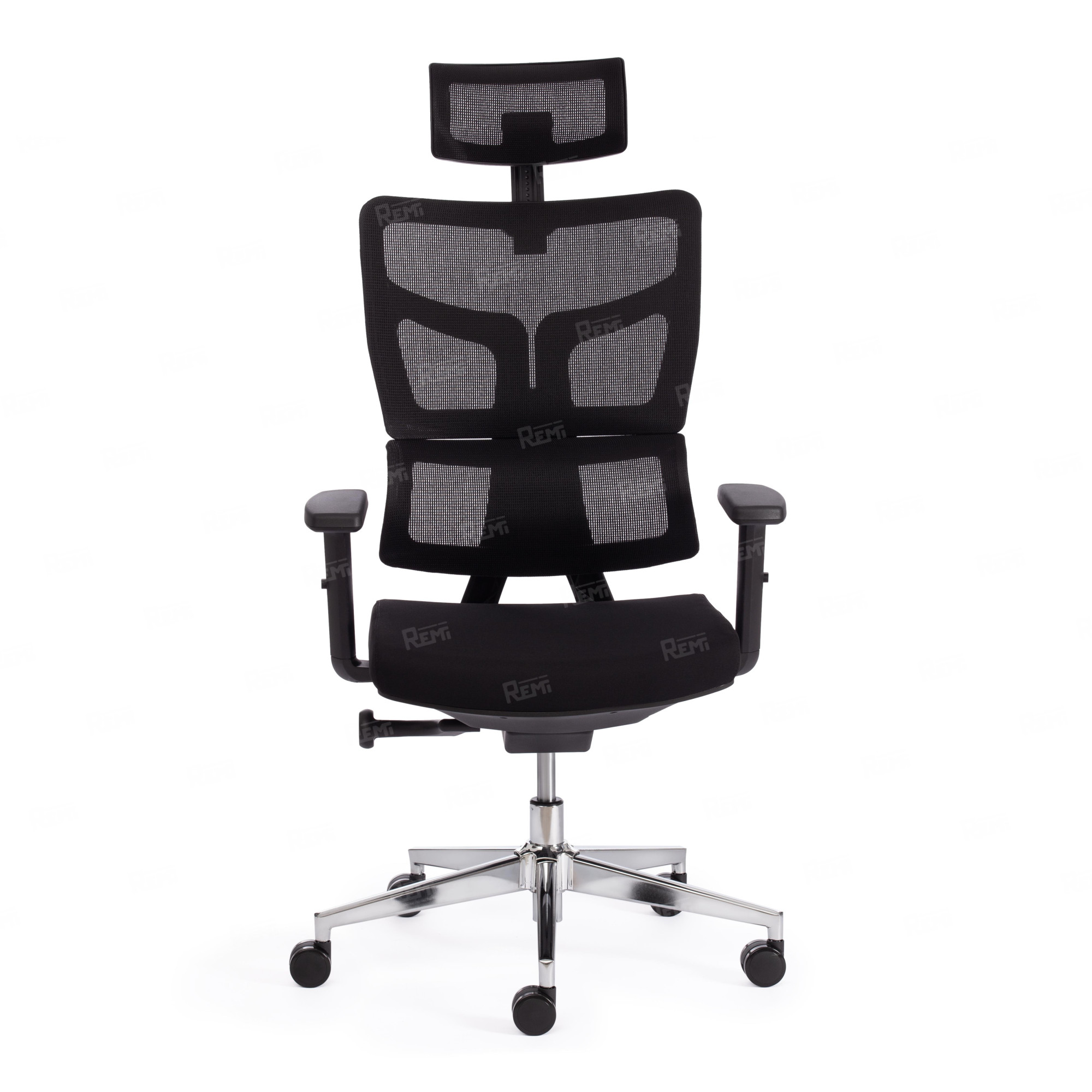 Кресло MESH-11HR Черный/Черный, Ткань (арт. 19507)