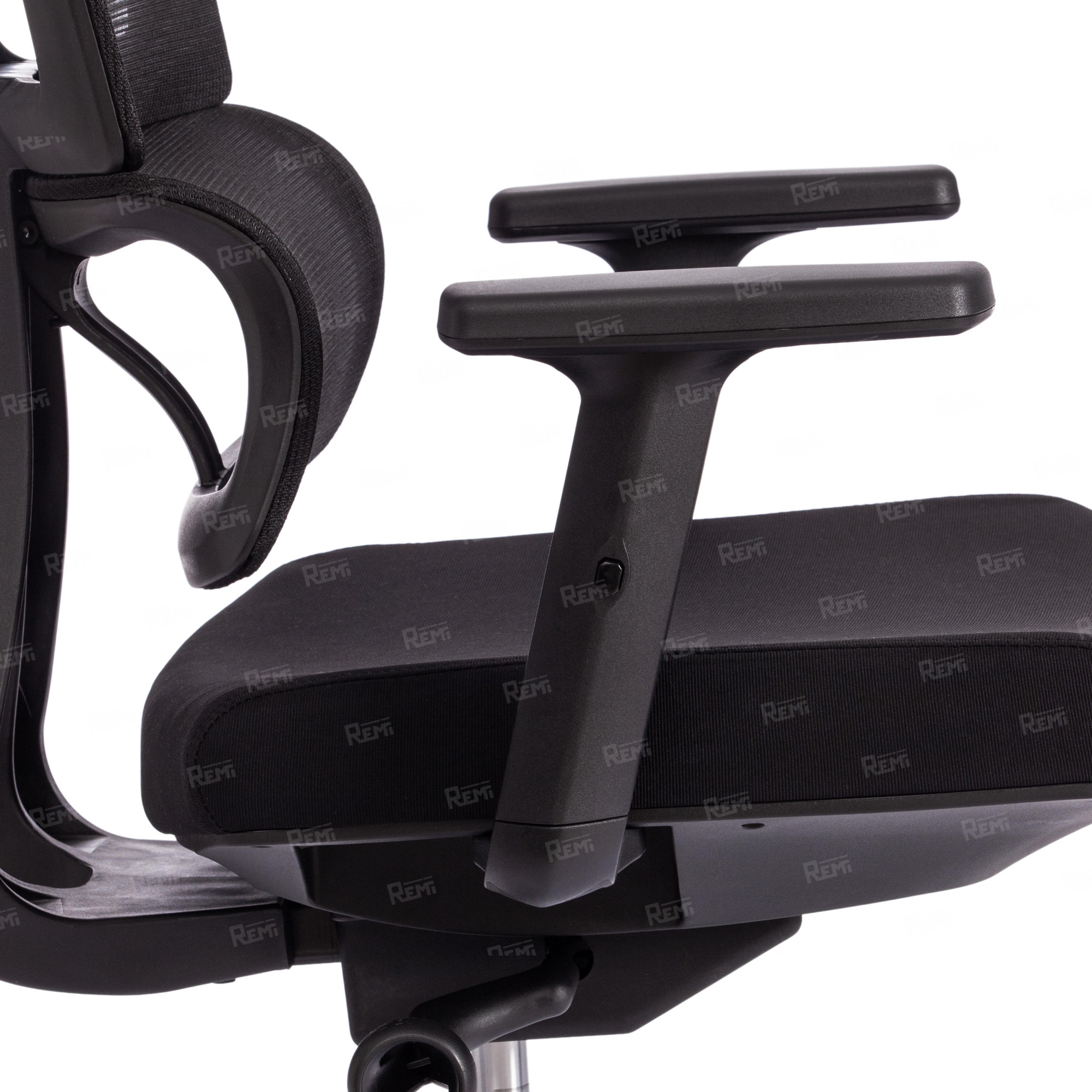 Кресло MESH-11HR Черный/Черный, Ткань (арт. 19507)