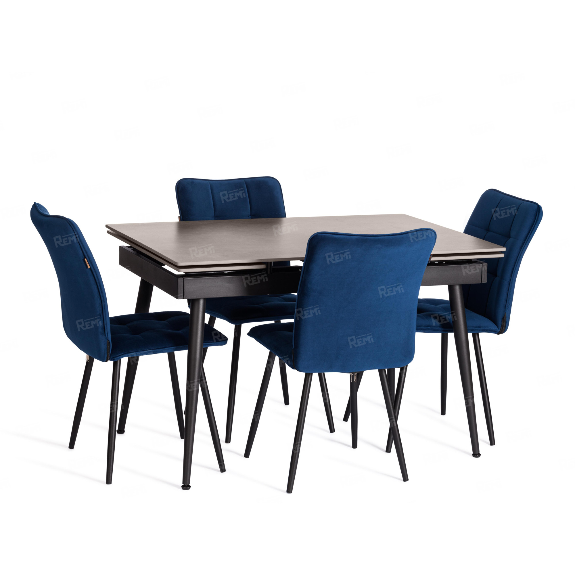 Стул обеденный Medeo Синий/Синий, Велюр (арт. 24808)