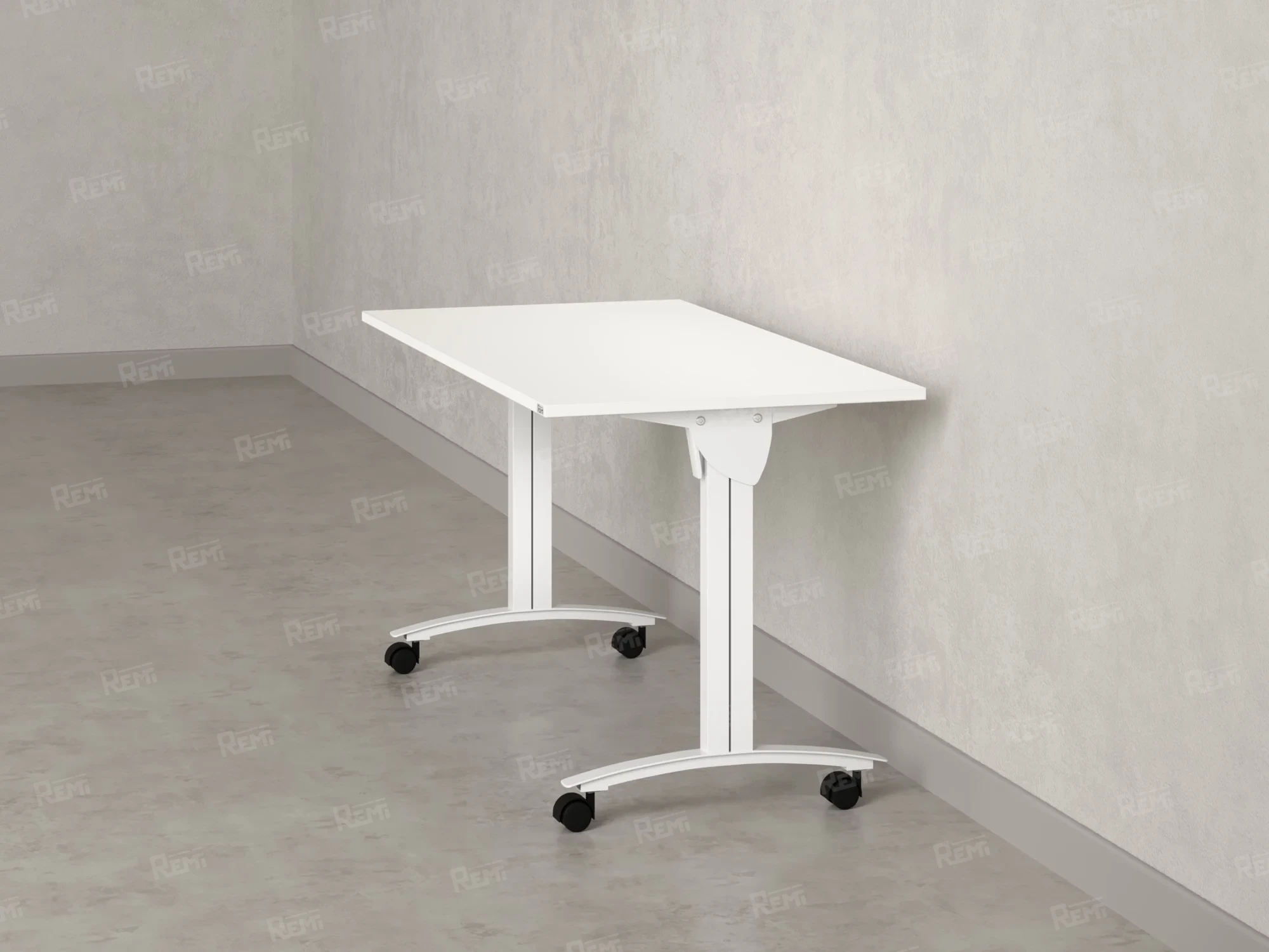 Стол складной, мобильный 800x600x750 RM011-8x6 Белый/Белый