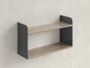 Полка настенная 900x300x500 RM190-90x30 Дуб Маувелла/Серый