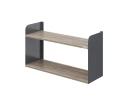 Полка настенная 900x300x500 RM190-90x30 Дуб Маувелла/Серый