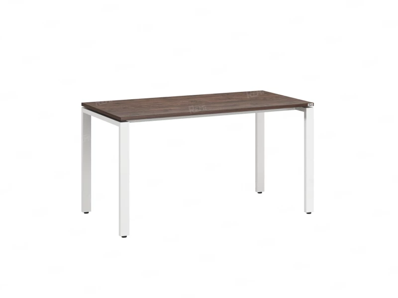 Стол прямой на П-образных опорах 800x700x750 RM001-8x7 Дуб Апрельский шоколад/Белый