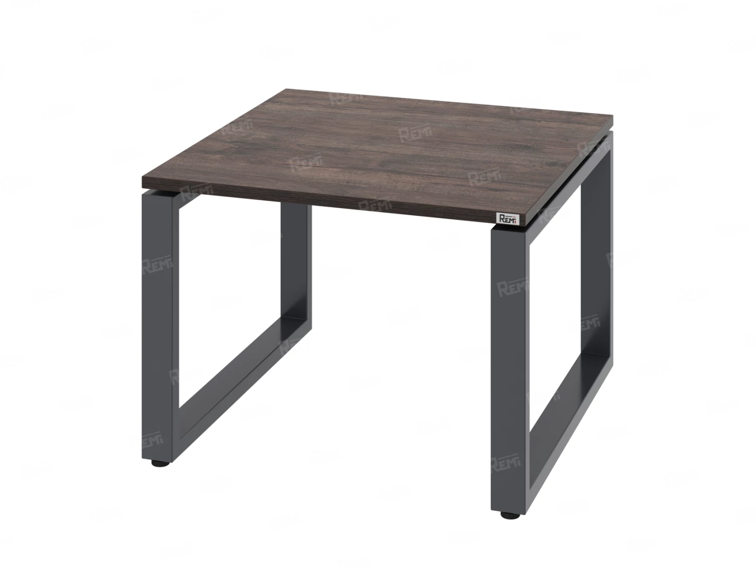 Журнальный стол с полкой 1200x800x550 RM182-12x8 Дуб Апрельский шоколад/Серый