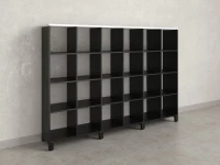 Стеллаж, 24 ячейки 2250х370х1620 RM141-225x37 Белый/Черный