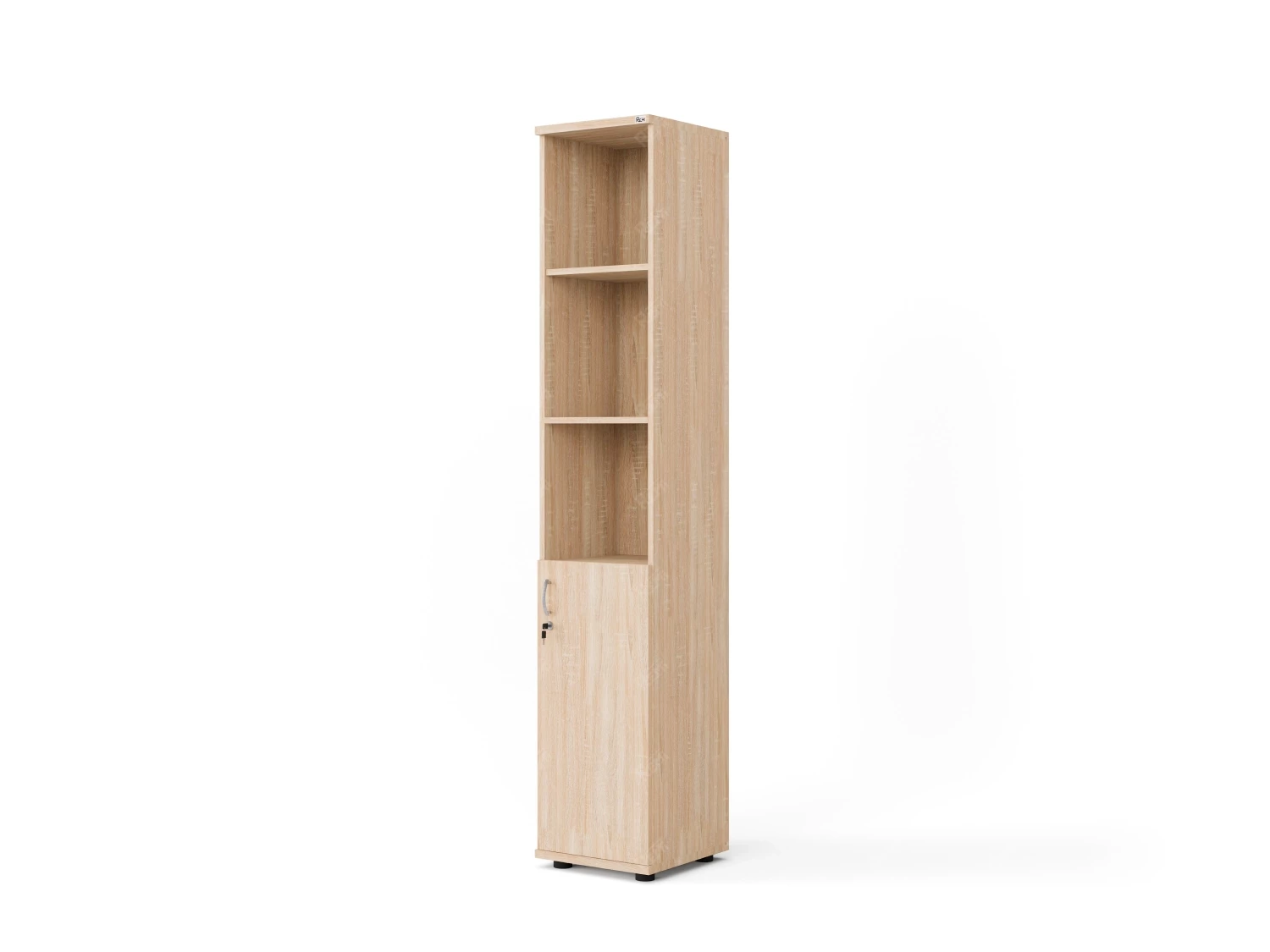 Шкаф комбинированный RLG031 350х350х1830 Дуб Сонома, Серия ЛАЙТ | LIGHT