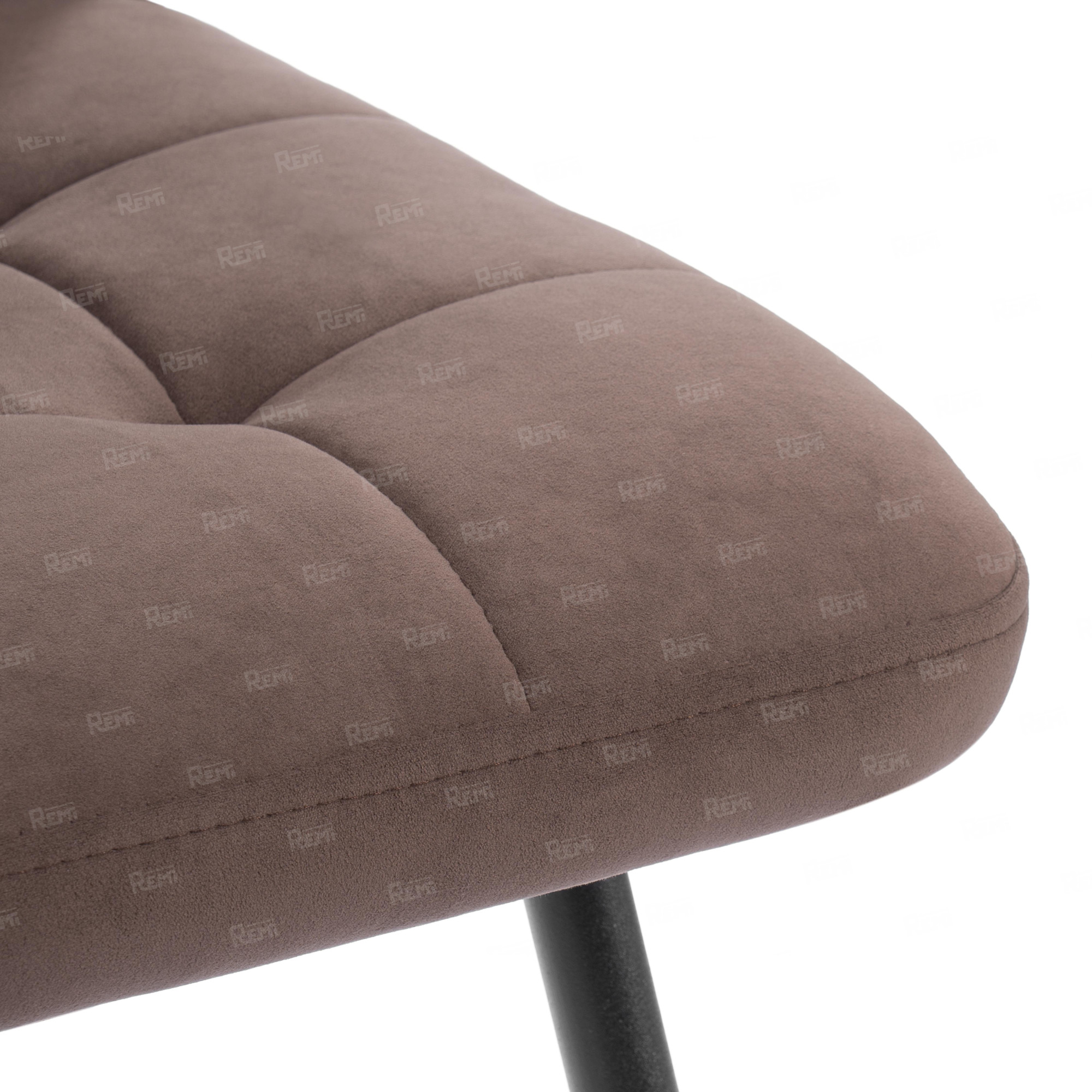 Стул обеденный Medeo Коричневый/Коричневый, Велюр (арт. 25047)