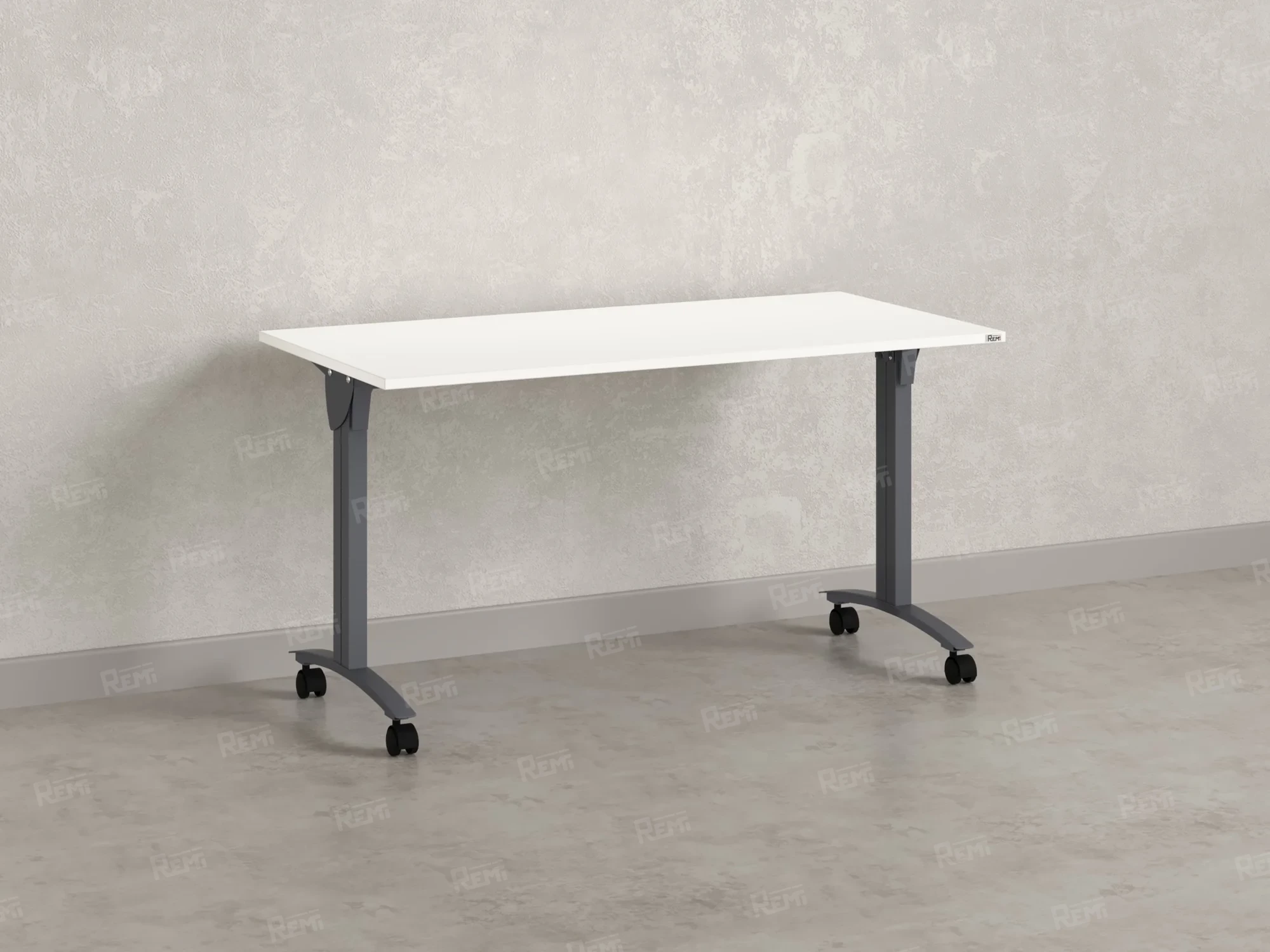 Стол складной, мобильный 800x600x750 RM011-8x6 Белый/Серый