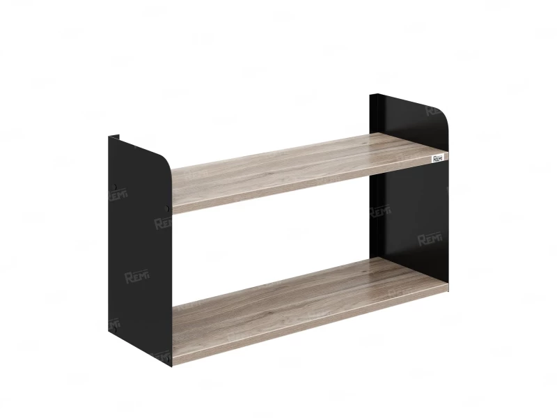 Полка настенная 900x300x500 RM190-90x30 Дуб Маувелла/Черный