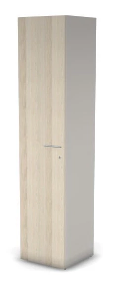 Шкаф узкий, RAC056 высокий, с замком левый 45,1x44,8x198,2см Сосна Аланд/Серый камень, Серия Аккорд / Accord. Серия Аккорд / Accord. Серия Аккорд / Accord