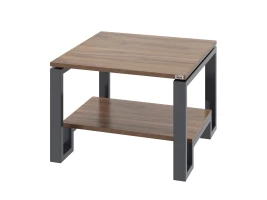 Журнальный стол с полкой 1200x600x550 RM181-12x6 Дуб Юстус/Серый