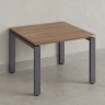 Журнальный стол с полкой 700x600x550 RM183-7x6 Дуб Юстус/Серый
