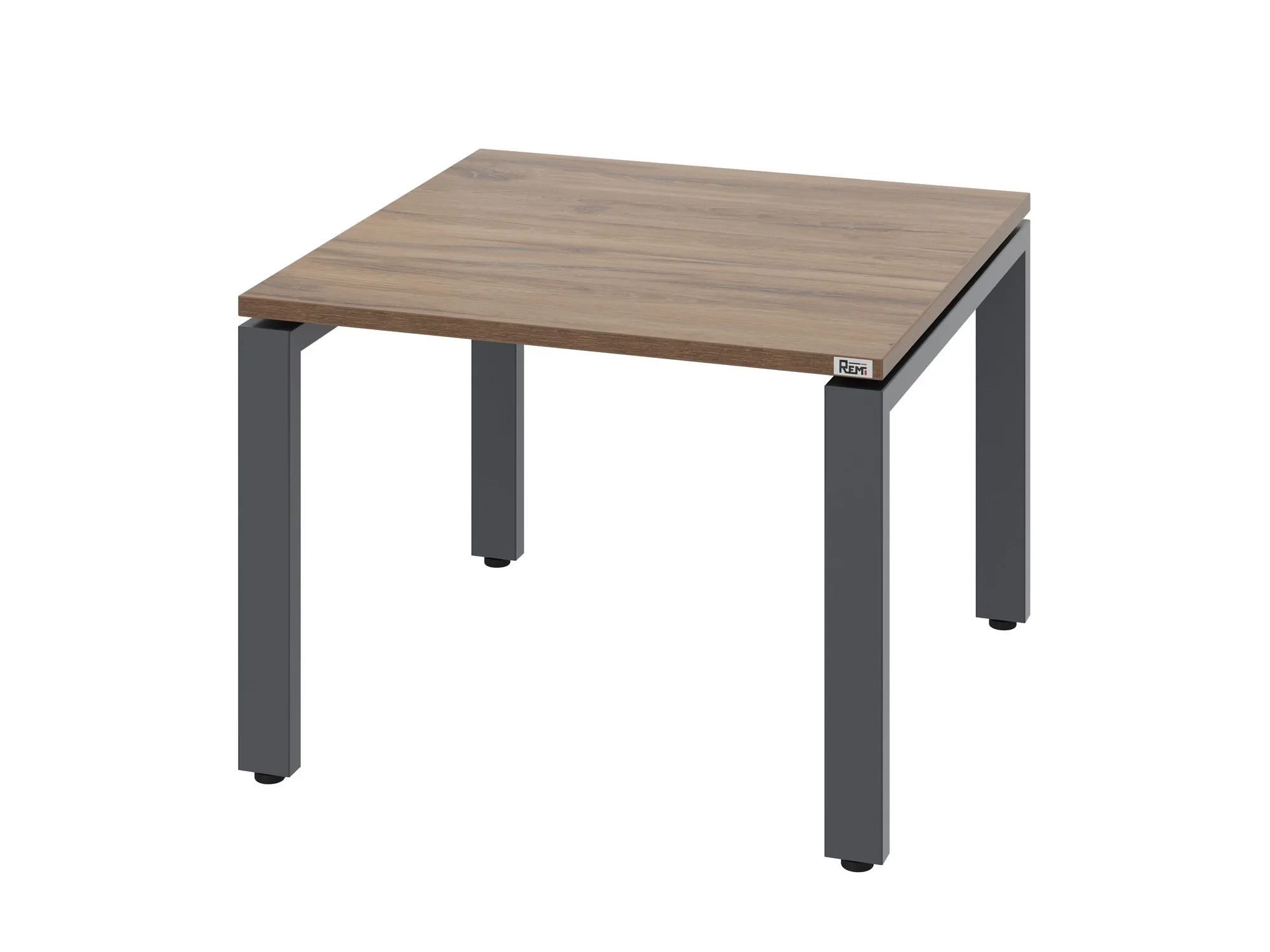 Журнальный стол с полкой 700x600x550 RM183-7x6 Дуб Юстус/Серый