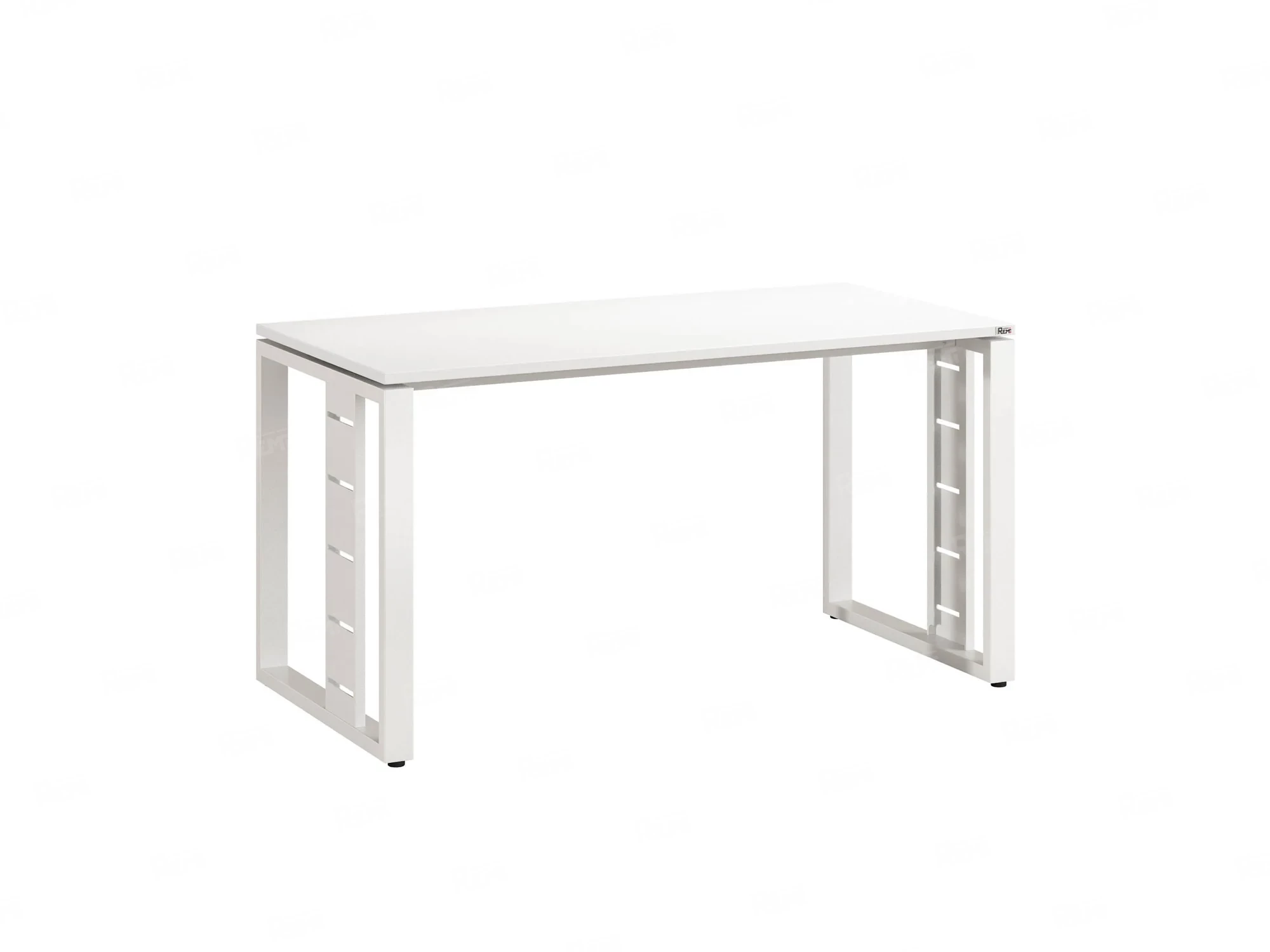 Стол прямой на О-образных опорах 1400x900x750 RM040-14x9 Белый/Белый