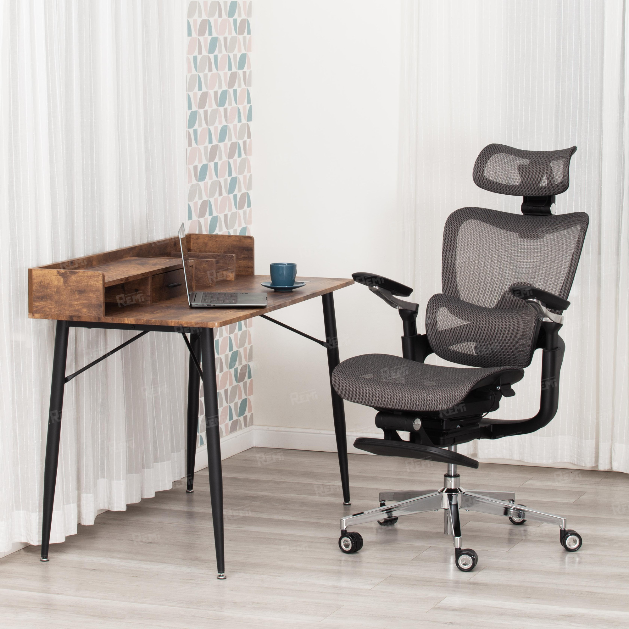 Кресло Sakura Серый/Серый, Сетка (арт. 24858)