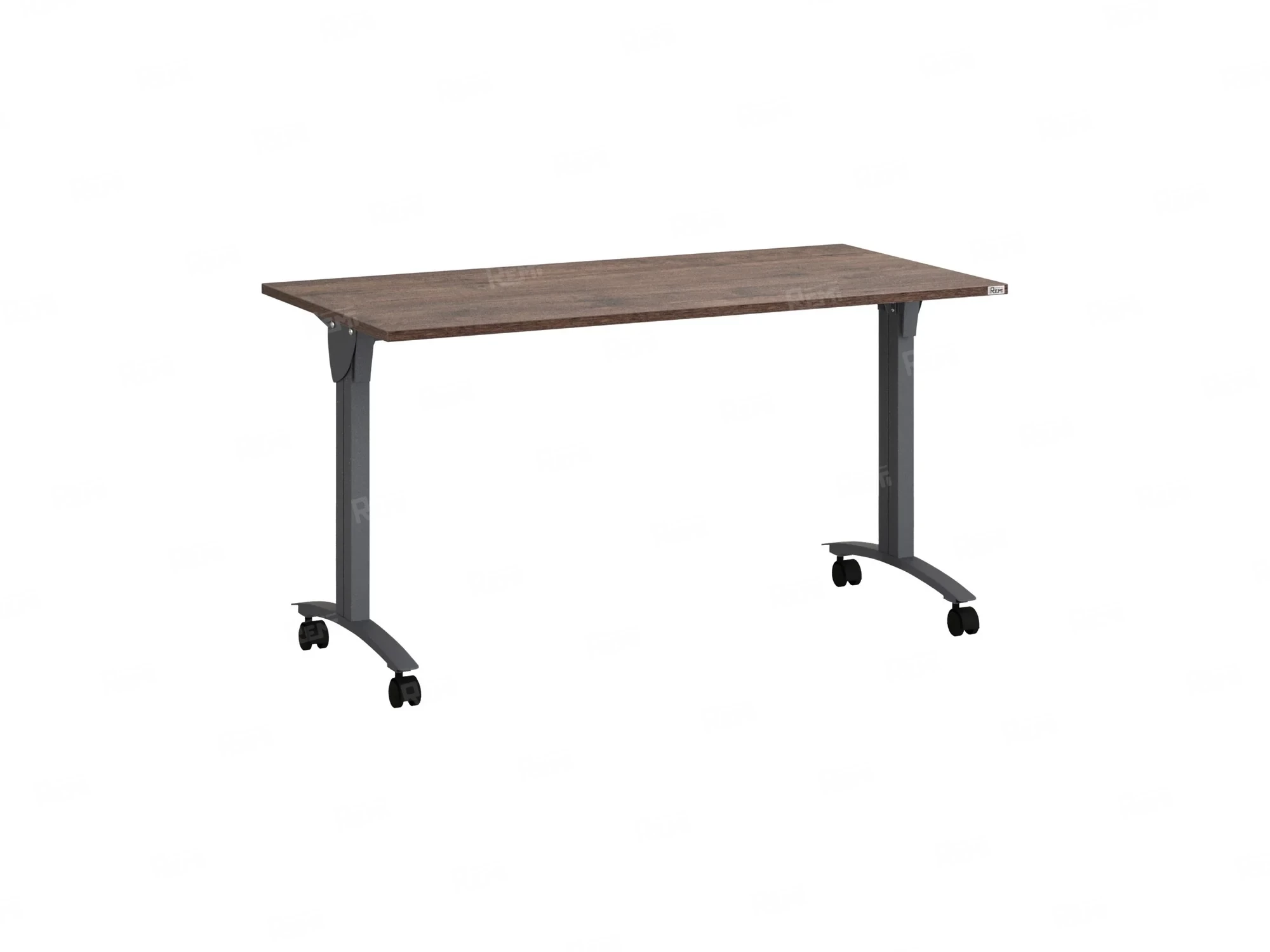 Стол складной, мобильный 1000x700x750 RM011-10x7 Дуб Апрельский шоколад/Серый