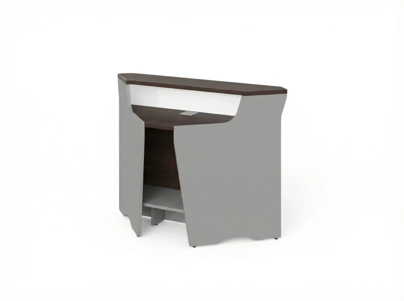 BRL RB079-92х92 Модуль угловой, низкий 920х920х960 Венге/Серый вулканический