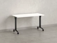 Стол складной, мобильный 800x600x750 RM011-8x6 Белый/Черный